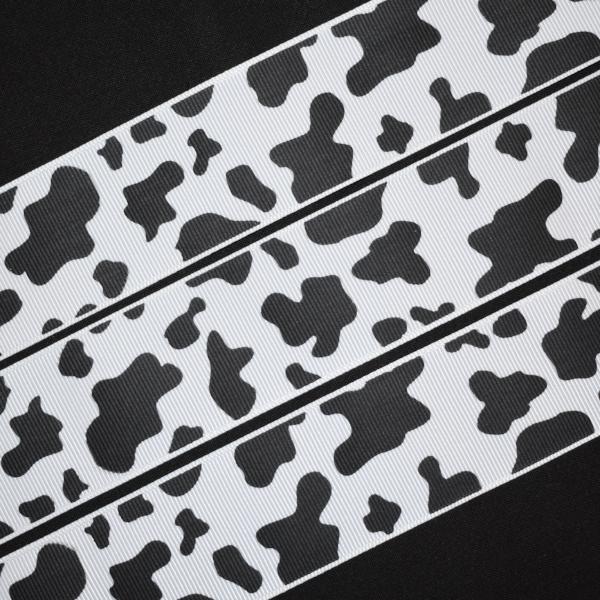 Cow Print Grosgrain Ribbon - Flippin Ribbon