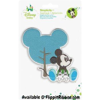 Mickey Mouse Iron-on Applique - Flippin Ribbon