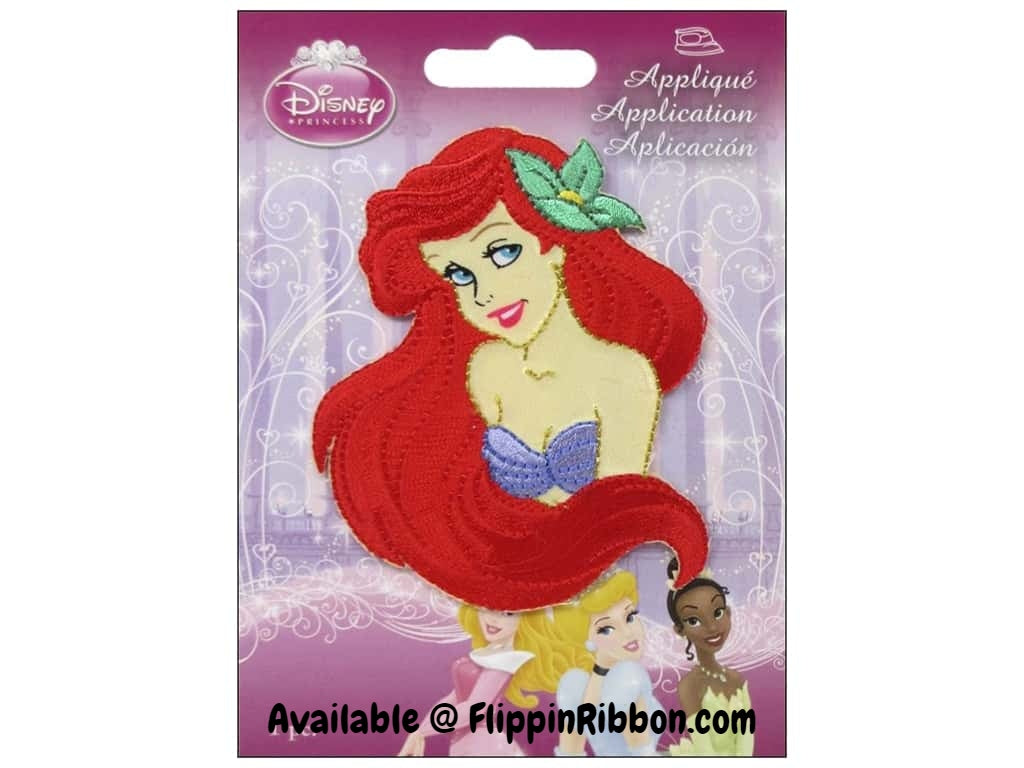 Ariel Iron-on Applique - Flippin Ribbon