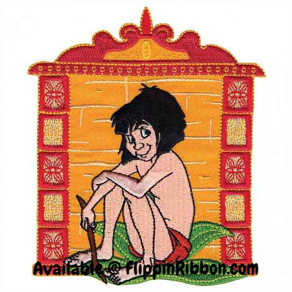 Mowgli Jungle Book Iron-on Applique - Flippin Ribbon