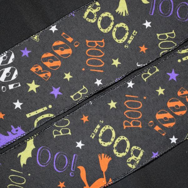 Wired Halloween Boo Ribbon - Flippin Ribbon