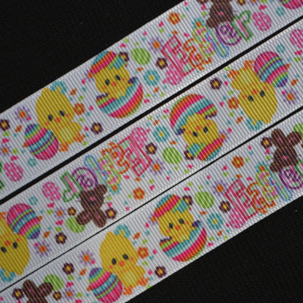 Easter Ribbon with Chicks - Flippin Ribbon