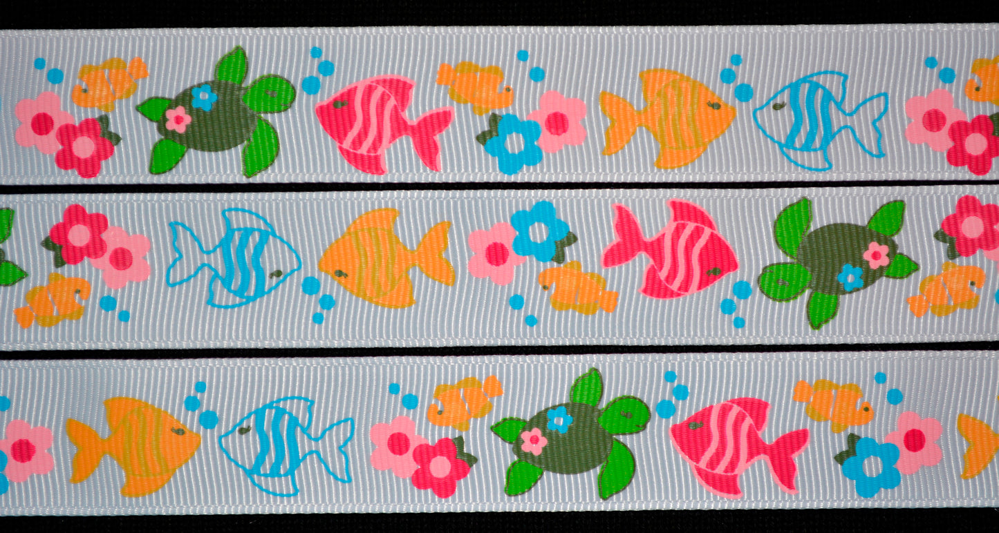 Fish and Turtle Ribbon - Flippin Ribbon