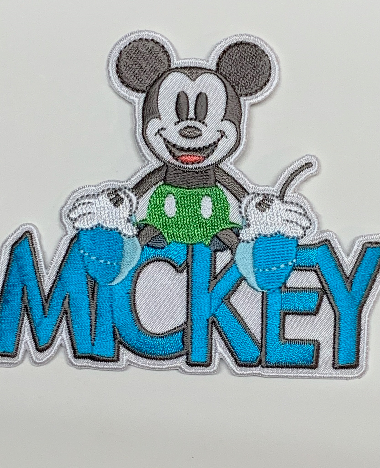 Mickey Mouse Applique Blue