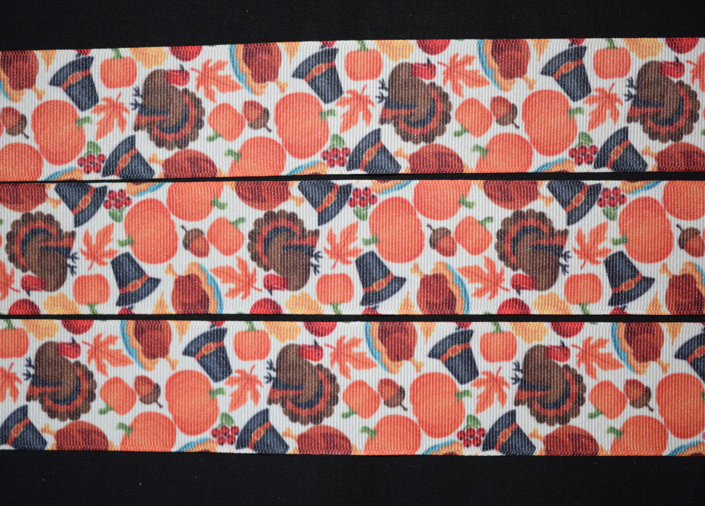 Thanksgiving Feast Ribbon - Flippin Ribbon