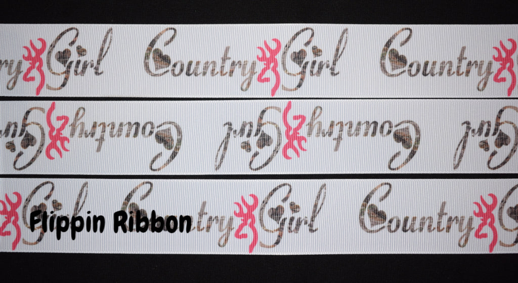 Wide Country Girl Ribbon - Flippin Ribbon