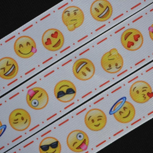 Emoji Faces Ribbon - Flippin RIbbon