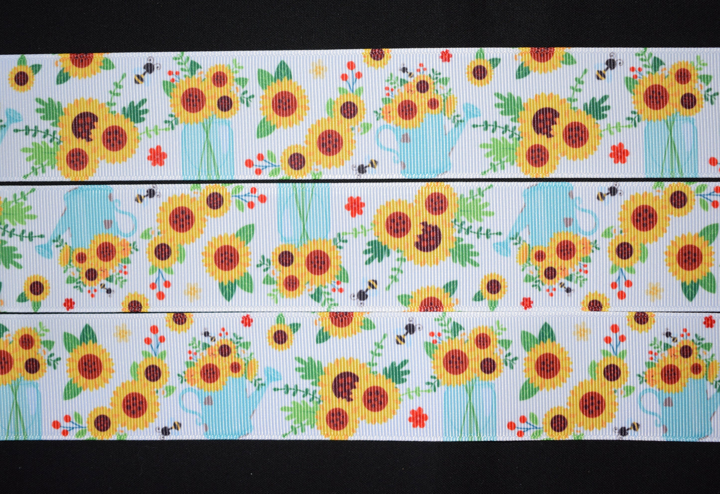 Farmhouse Sunflower Ribbon - Flippin Ribbon