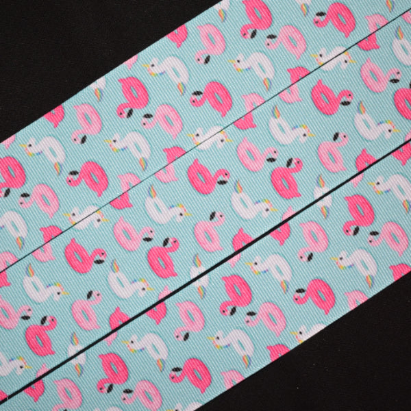 Floating Flamingo Ribbon - Flippin Ribbon