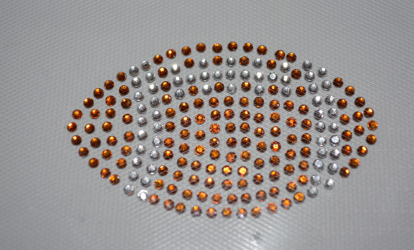 Rhinestone Football Applique - Flippin Ribbon