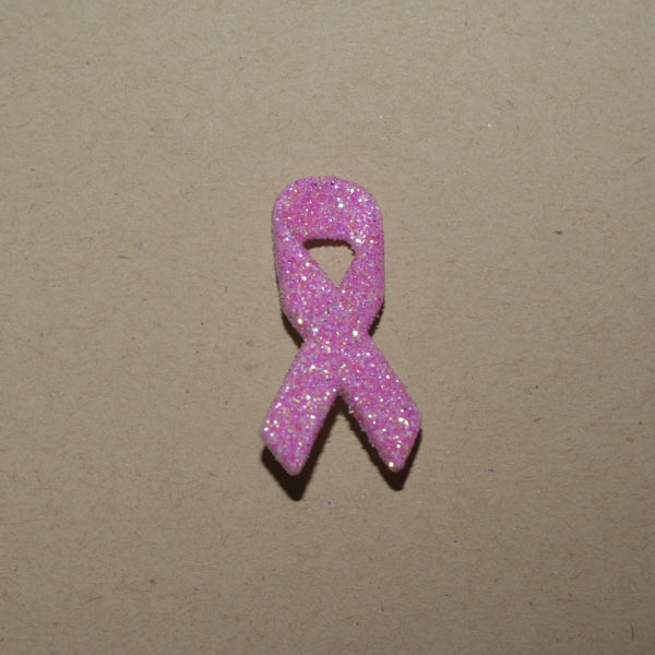 Breast Cancer Awareness Embellishment - Flippin Ribbon