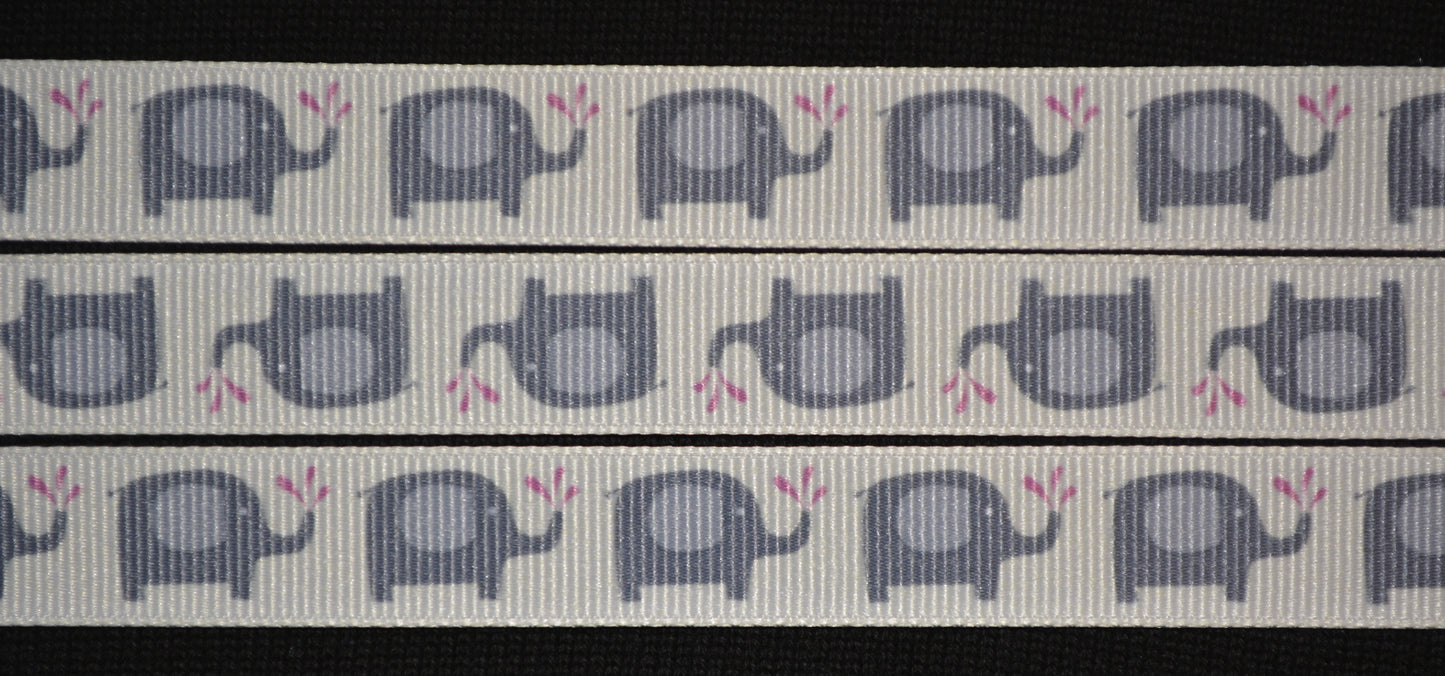 Grey Elephant Ribbon