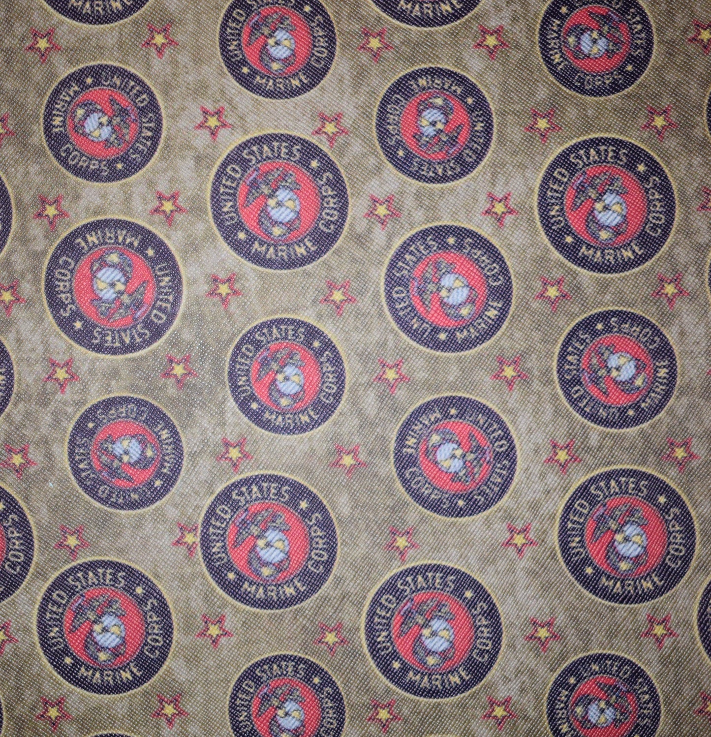 Marine Corp Faux Leather - Flippin Ribbon