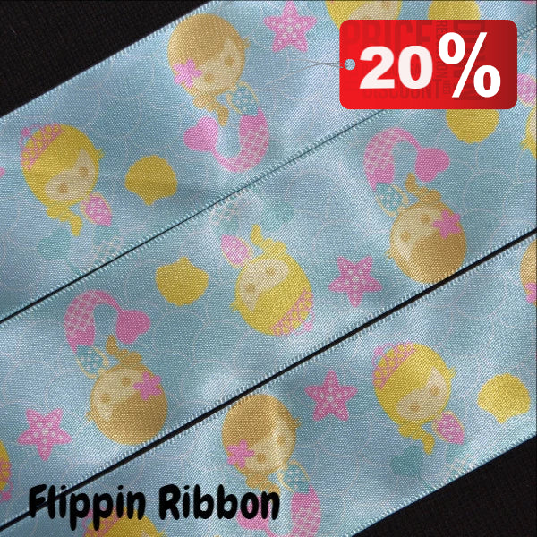 Numbers Ribbon - 1 1/2 inch Printed Satin Ribbon – Flippin Ribbon