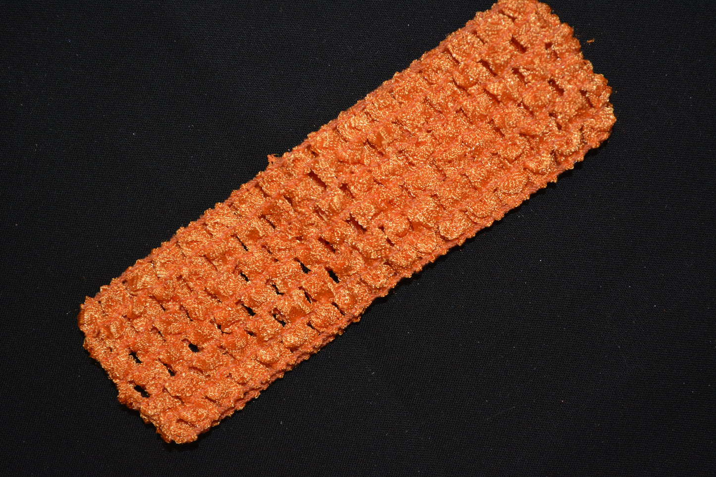 Orange Crochet Headband - Flippin Ribbon