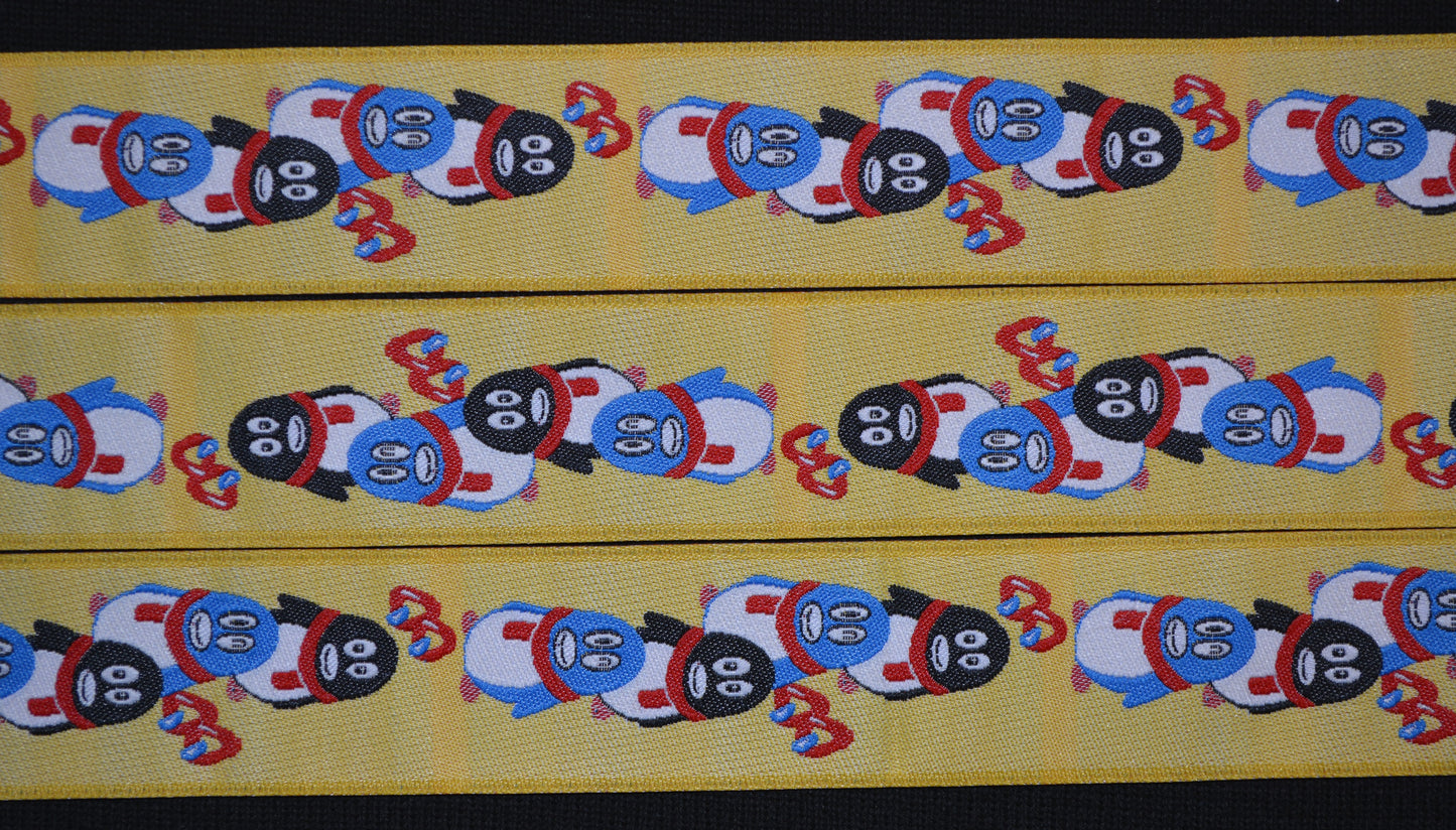 Penguin Jacquard Ribbon - Flippin Ribbon