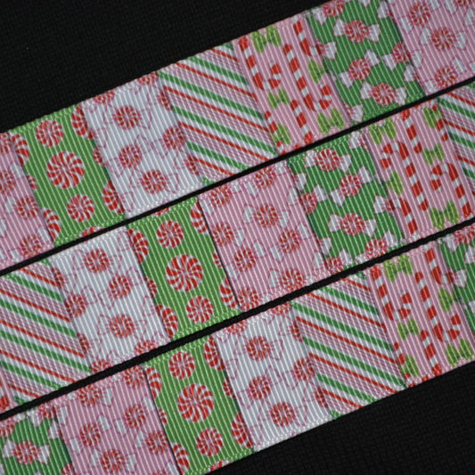 Christmas Peppermint Ribbon - Flippin Ribbon