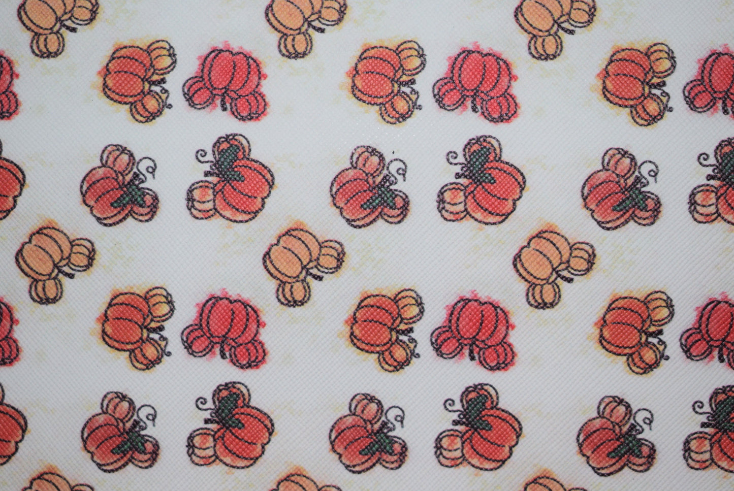 Pumpkin Faux Leather - Flippin Ribbon