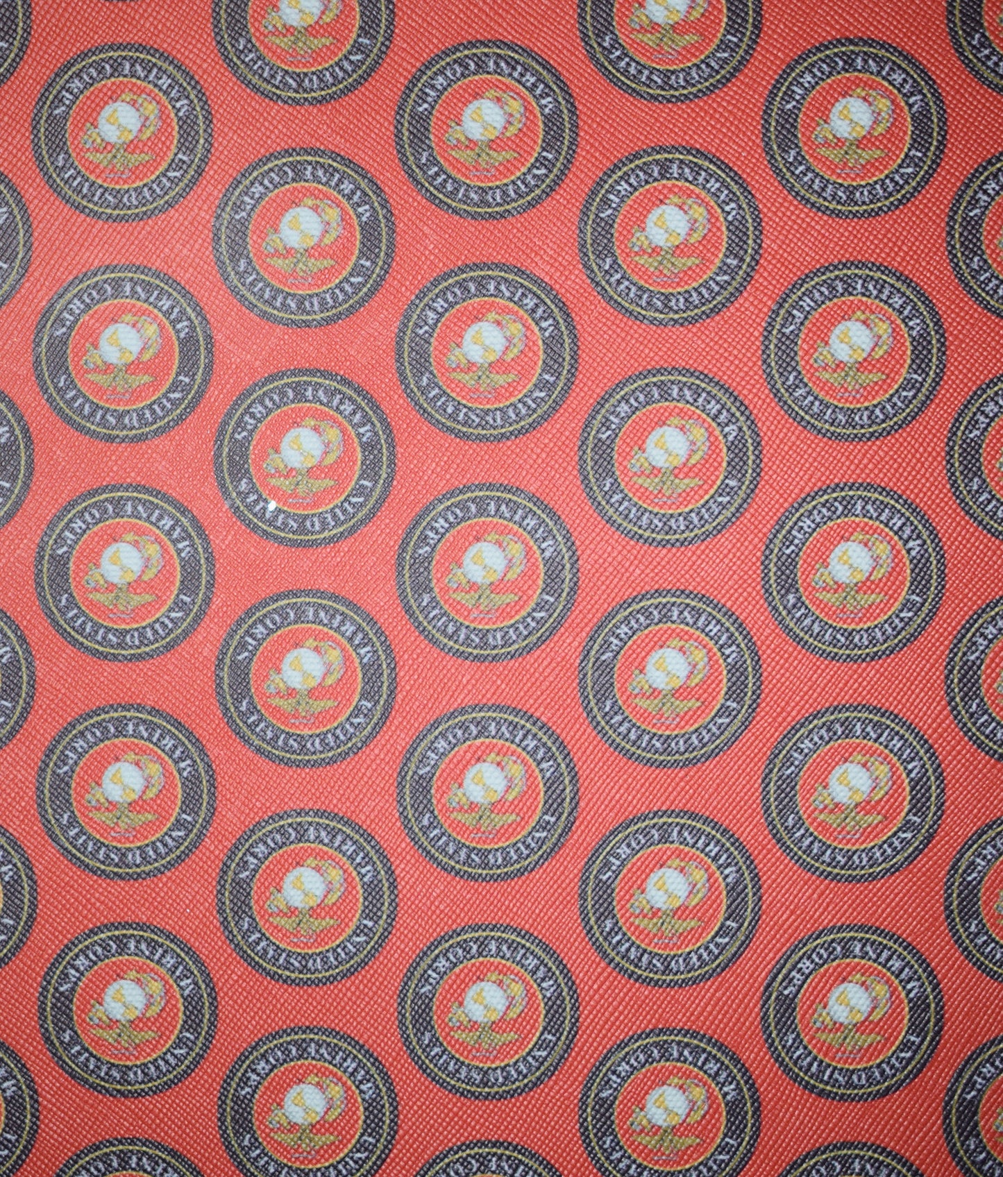 Marine Corp Faux Leather - Flippin Ribbon