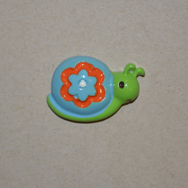 Snail Flat Back Resin - Flippin Ribbon