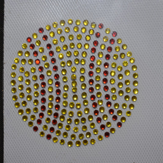 Rhinestone Softball Applique - Flippin Ribbon