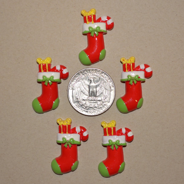 Christmas Stocking Resin - Flippin Ribbon