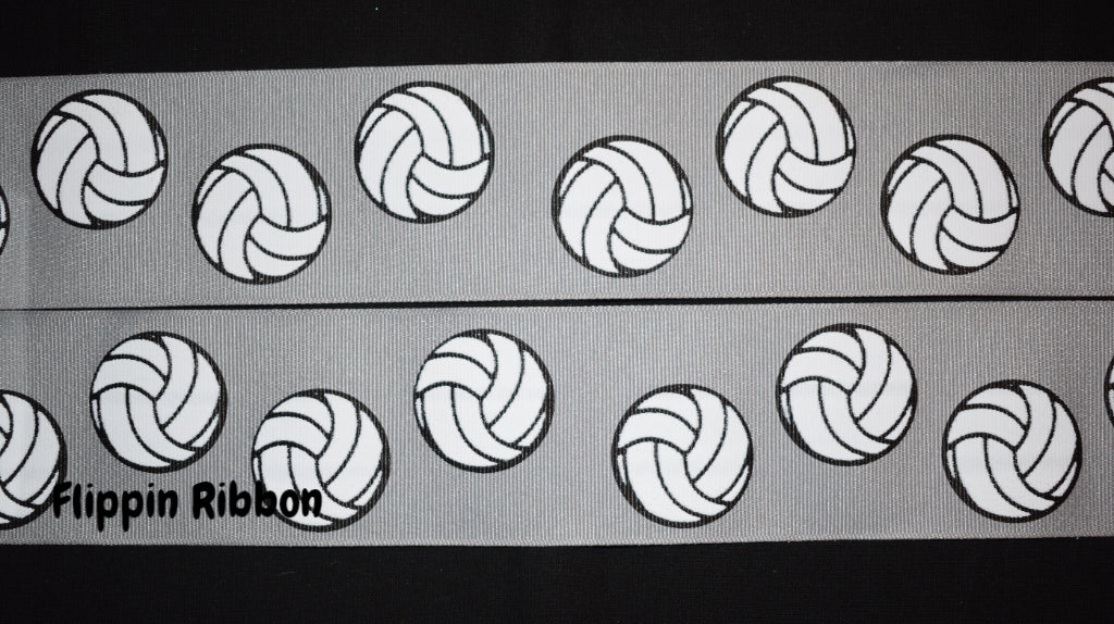 Wide Volleyball Grosgrain Ribbon - Flippin Ribbon