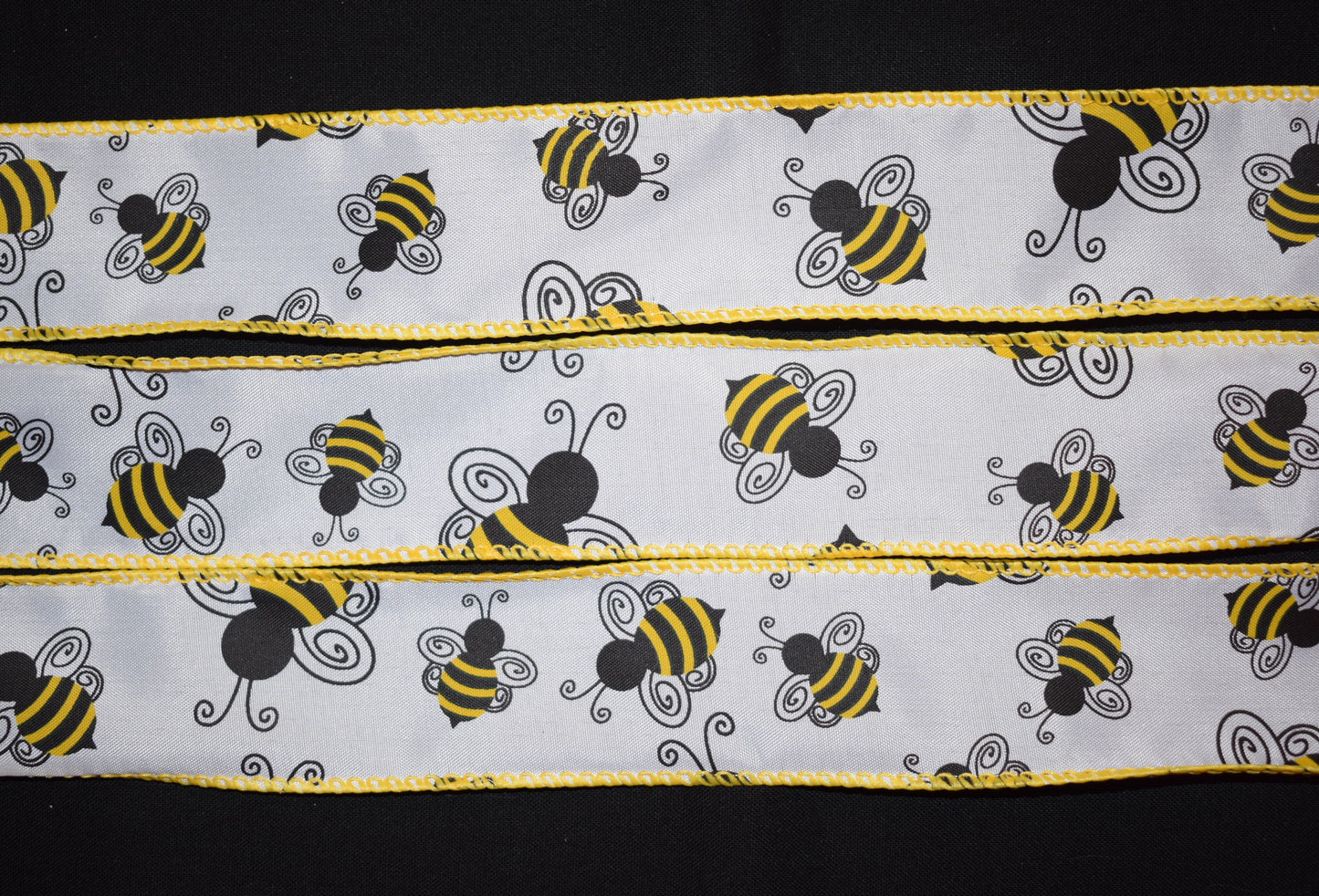 Wired Bumble Bee Ribbon - Flippin Ribbon