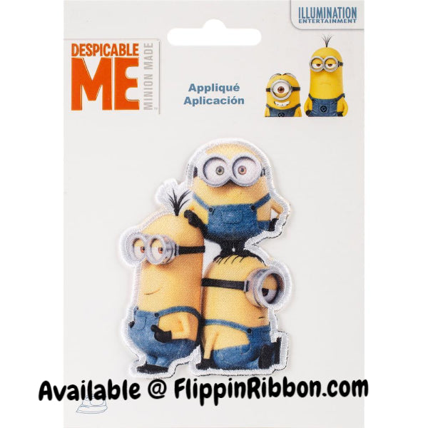 Minions Despicable Me Iron-on Applique - Flippin Ribbon