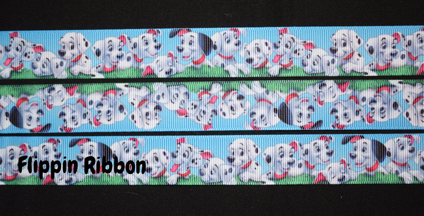 101 Dalmatian inspired ribbon - Flippin Ribbon