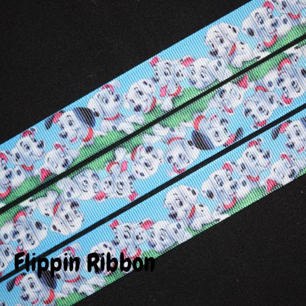 Dalmatian ribbon - Flippin Ribbon