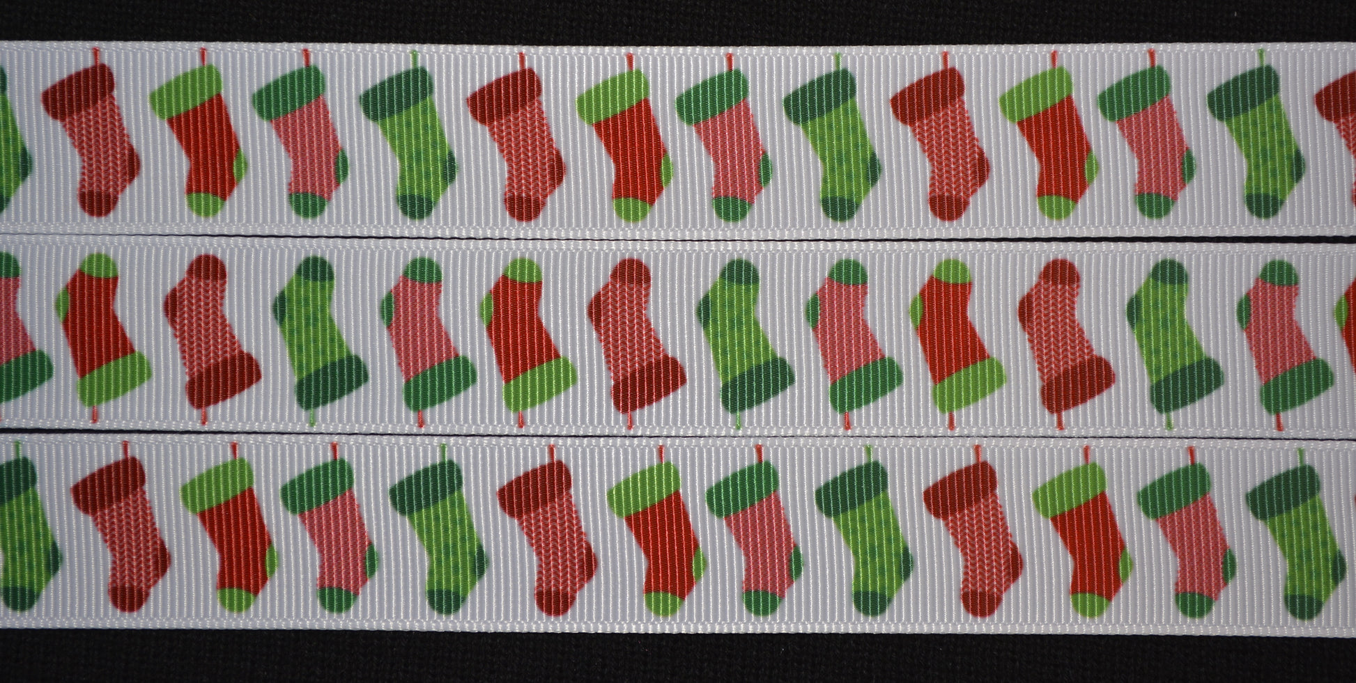 Christmas Stocking Ribbon - Flippin Ribbon