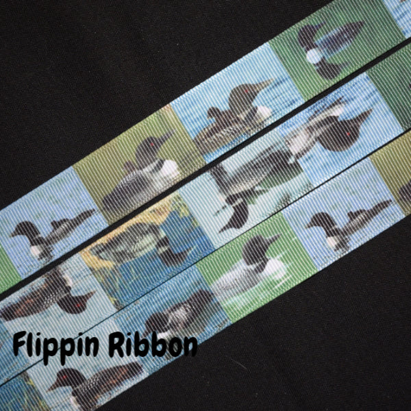 Duck Grosgrain Ribbon - Flippin Ribbon