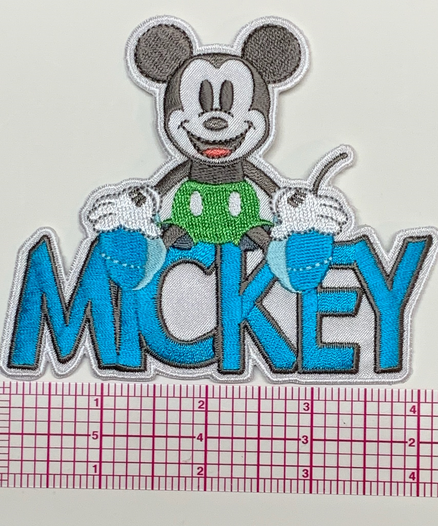 Mickey Mouse Applique Blue