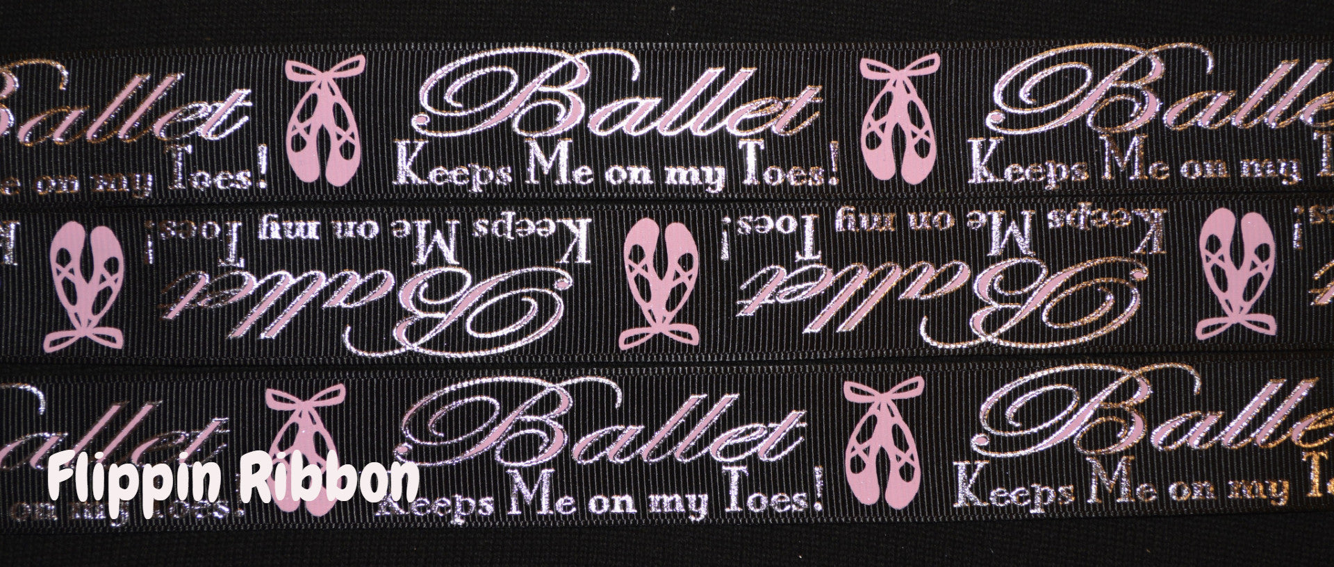 ballet keeps me on my toes ribbon