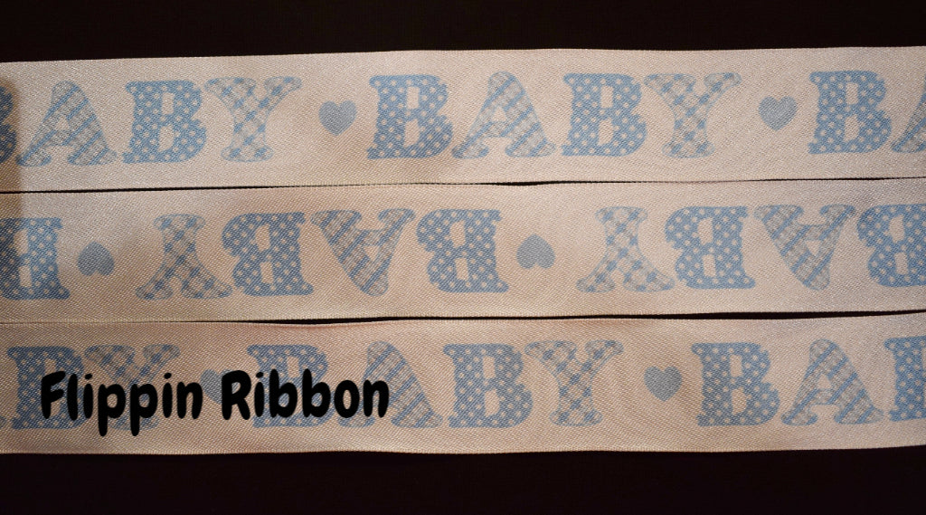 Blue Baby Ribbon - Flippin Ribbon