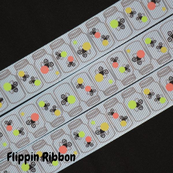 light blue firefly ribbon - Flippin Ribbon
