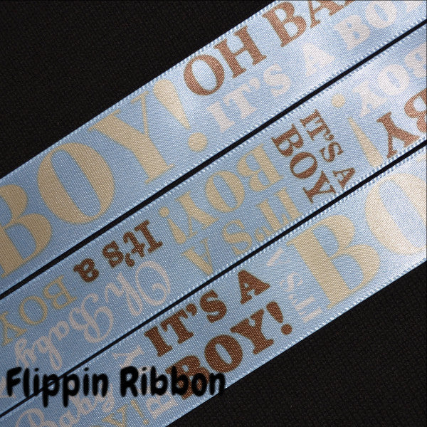 it's a boy ribbon