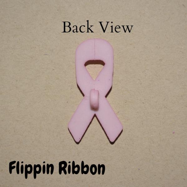 breast cancer awareness embellishment button