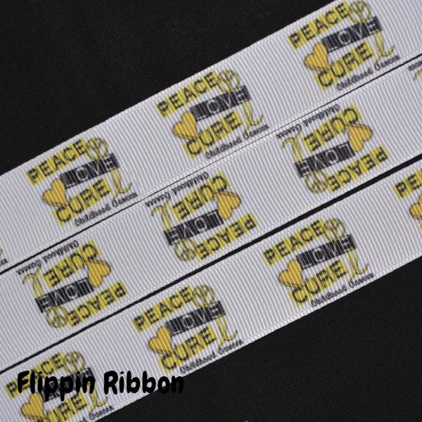 Childhood cancer ribbon - Flippin Ribbon