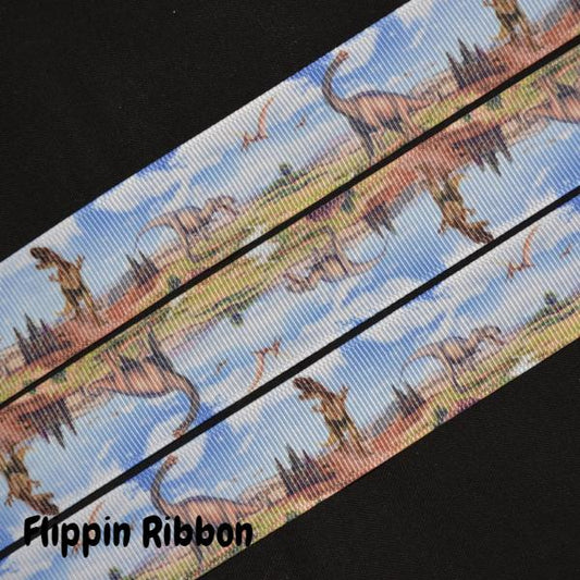Dinosaur ribbon - Flippin Ribbon
