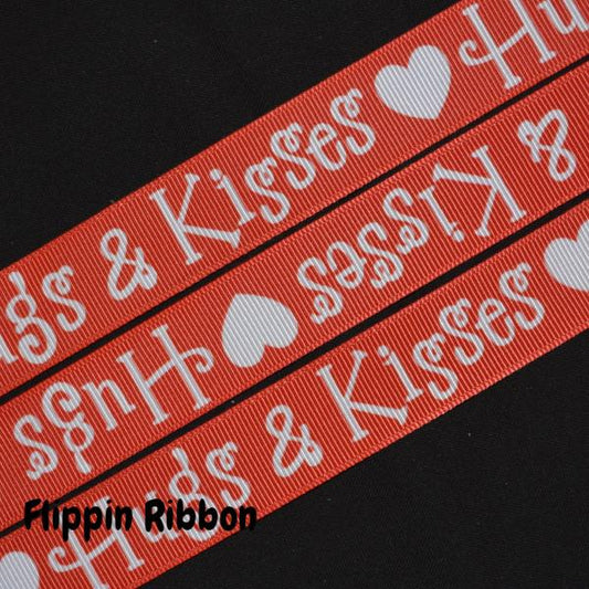 Hugs & Kisses ribbon - Flippin Ribbon