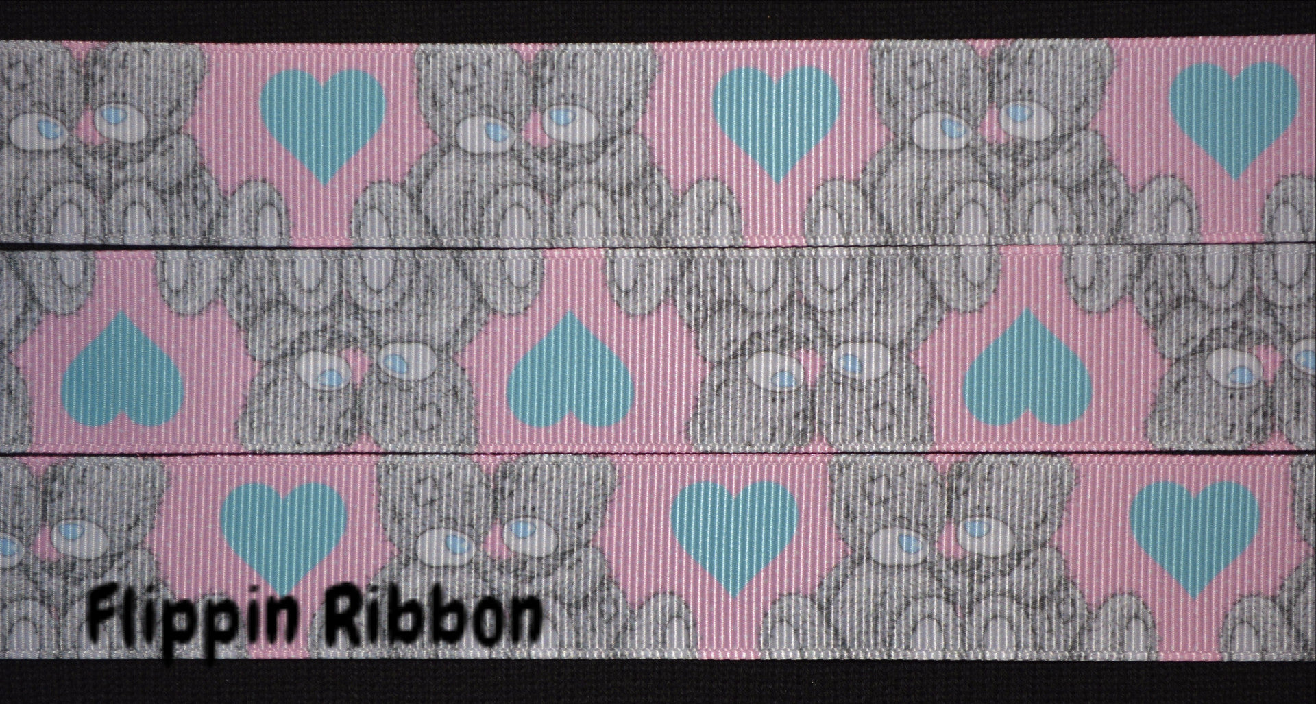 teddy bear grosgrain ribbon