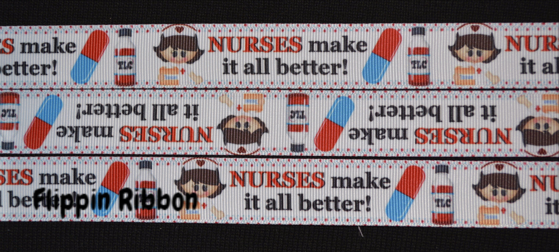 nurses make it all better ribbon