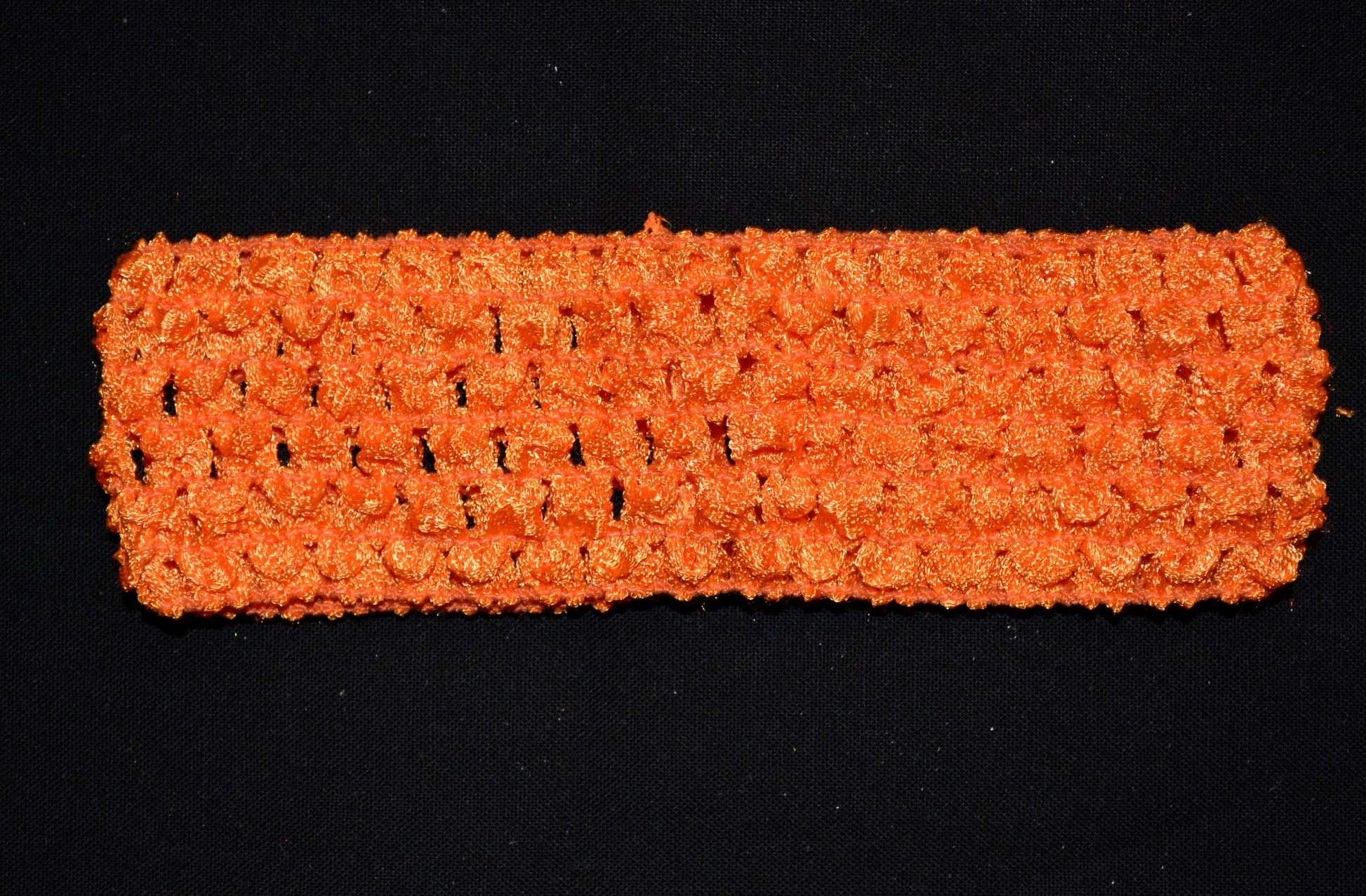 Orange Crochet Headband - Flippin Ribbon