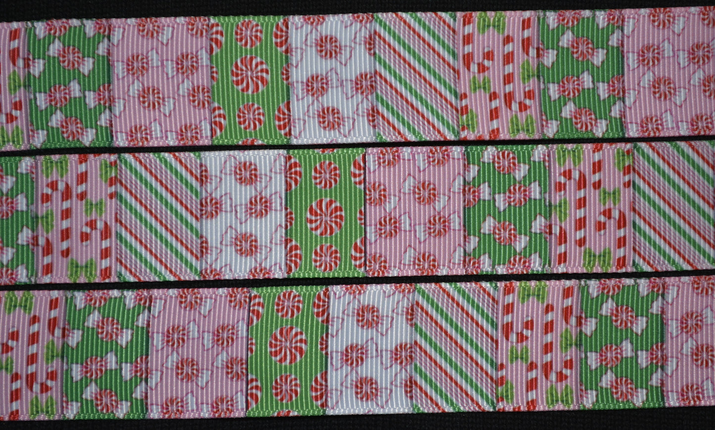 Christmas Peppermint Ribbon - Flippin Ribbon