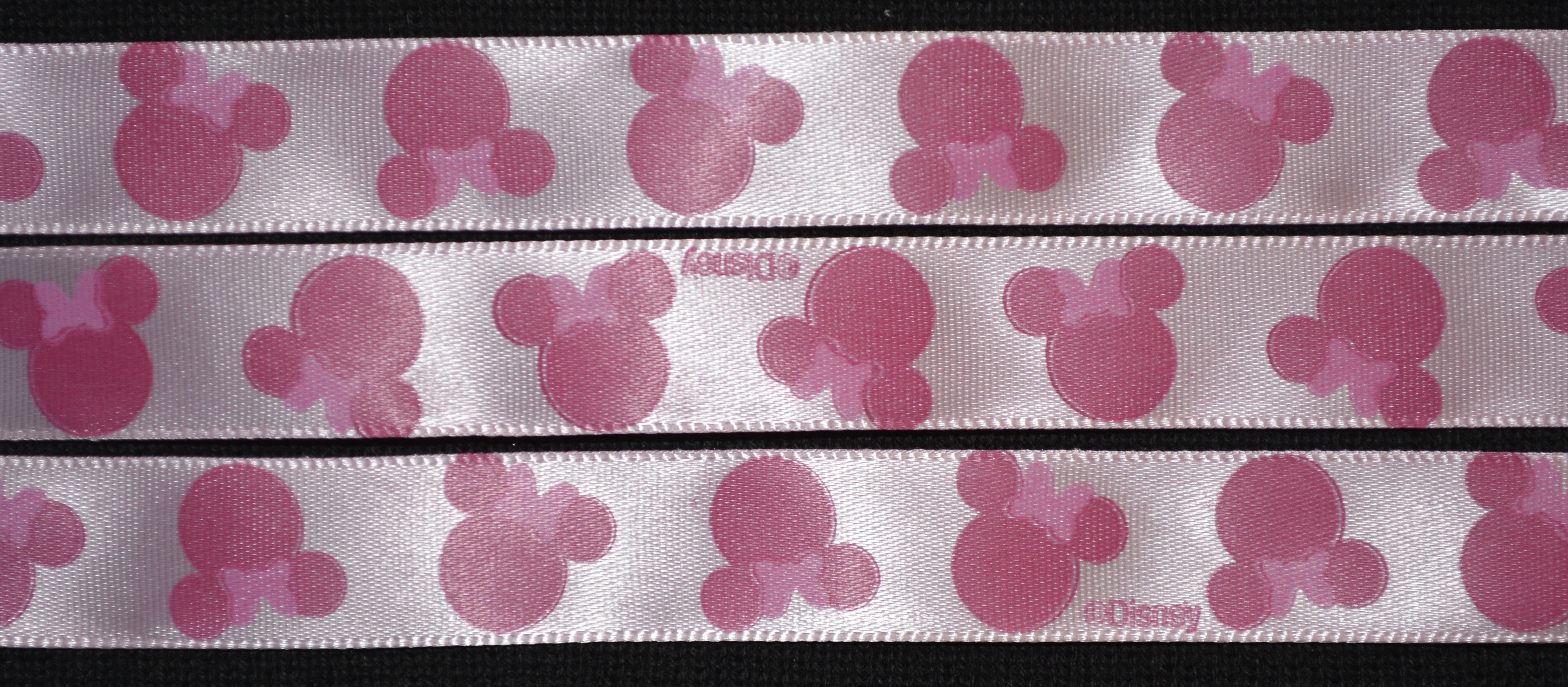 Minnie Mouse Ribbon - 5/8 inch Printed Satin Ribbon – Flippin Ribbon Crafts