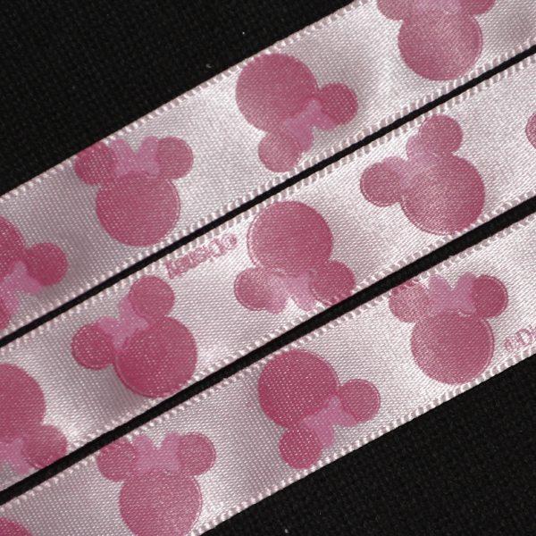 Minnie Mouse Ribbon - 5/8 inch Printed Satin Ribbon – Flippin Ribbon Crafts