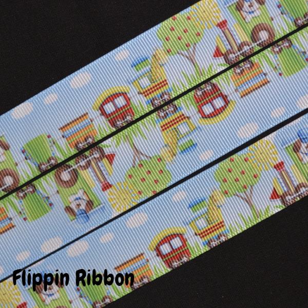 puppy train ribbon - Flippin Ribbon