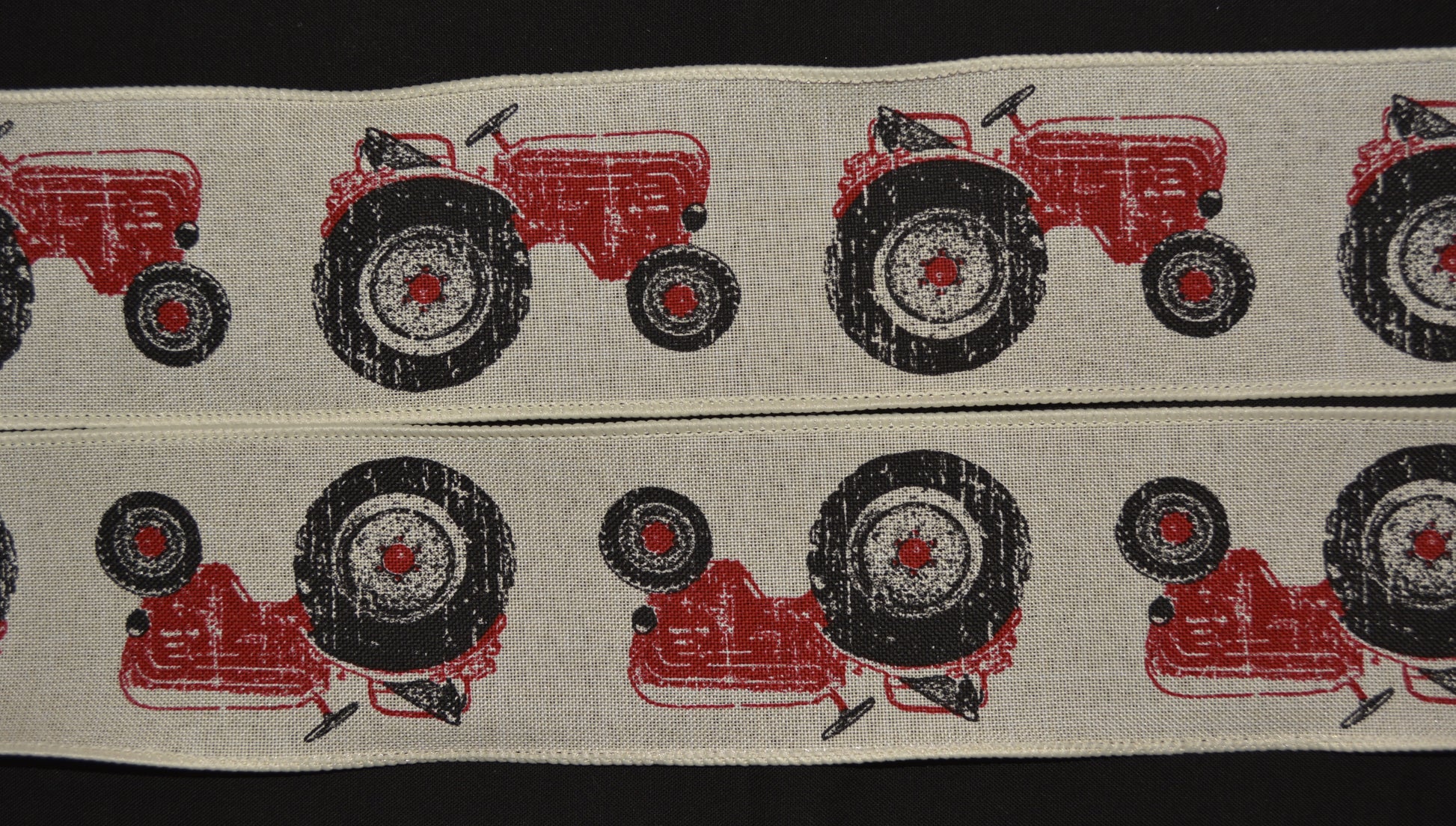 Wired Red Tractor Ribbon - Flippin Ribbon